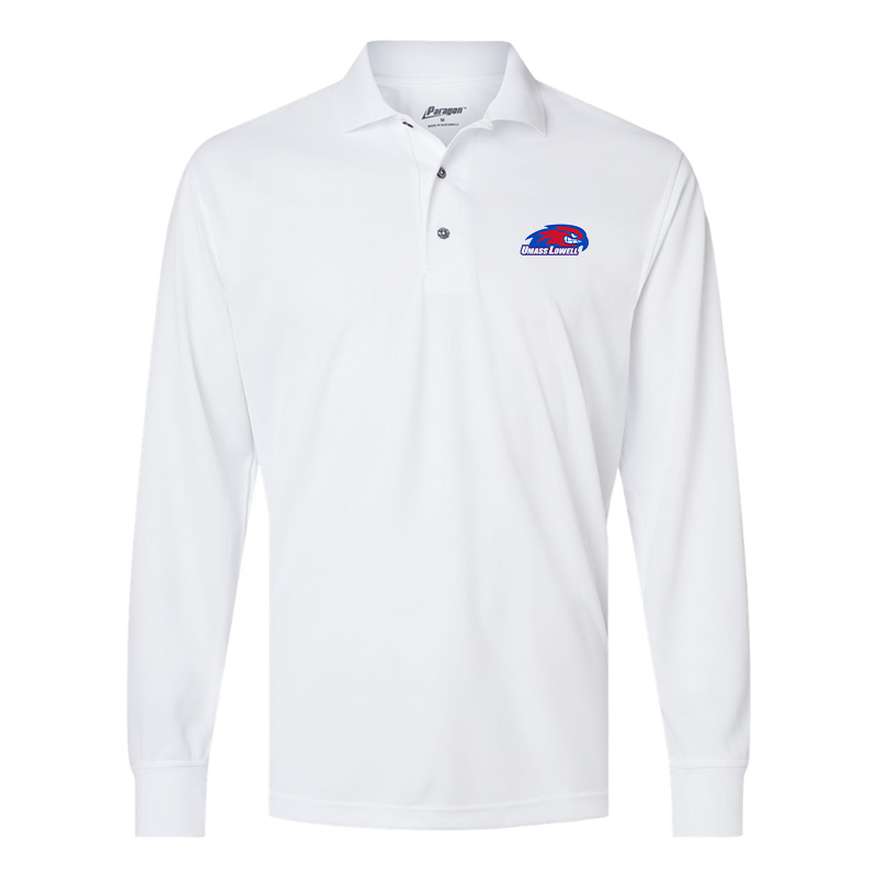 Men's  UMass Lowell River Hawks Paragon Prescott Long Sleeve Polo