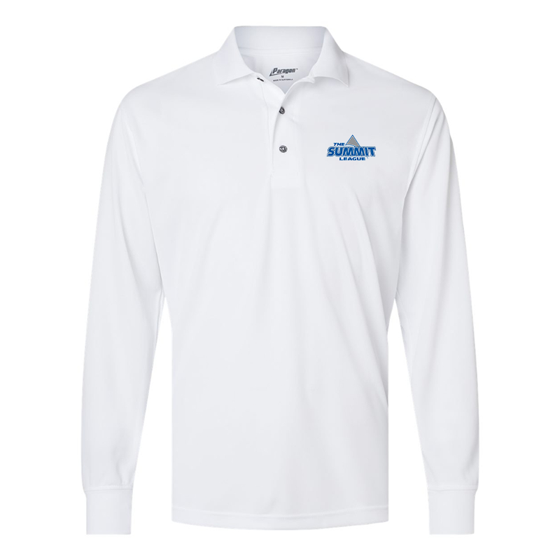 Men's  The Summit League  Paragon Prescott Long Sleeve Polo