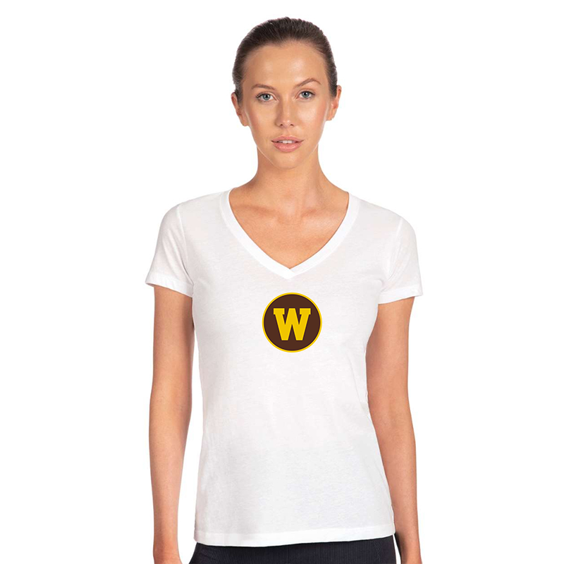 Women's  Western Michigan Broncos Next Level V-Neck T-Shirt