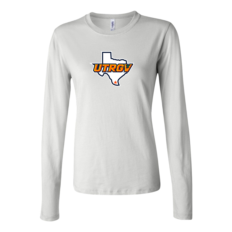 BELLA CANVAS Women’s UTRGV Vaqueros Jersey Long Sleeve Tee