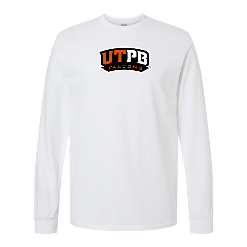 Men's  UTPB Falcons Gildan Heavy Cotton Long Sleeve T-Shirt