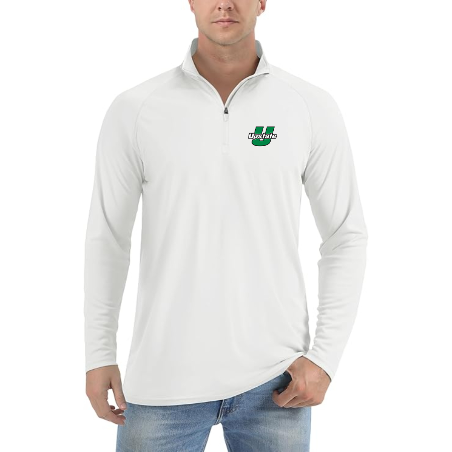 Men's  USC Upstate Spartans   Lightweight Quarter-Zip Athletic Shirt Long Sleeve Performance