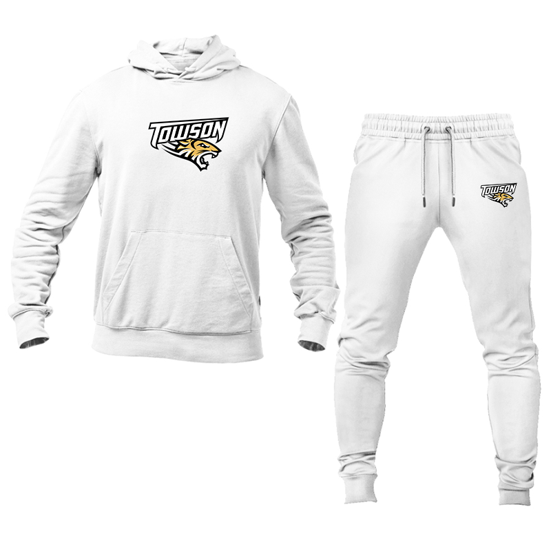 Men's Towson Tigers Hoodie Joggers Set