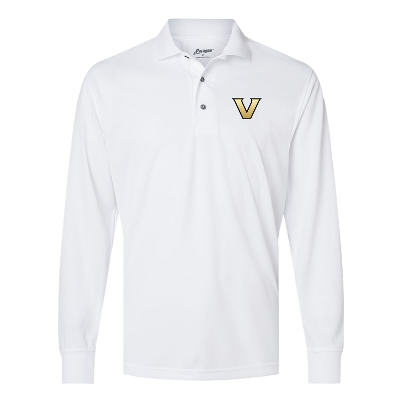 Men's Vanderbilt Commodores  Paragon Prescott Long Sleeve Polo