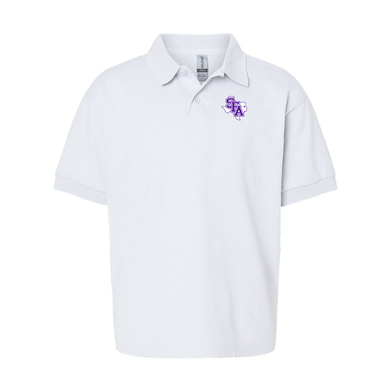 Youth Stephen F. Austin Lumberjacks Gildan Dry Blend Jersey Polo