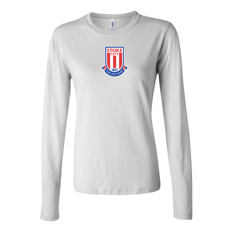 BELLA CANVAS Women’s Stoke City Soccer Jersey Long Sleeve Tee