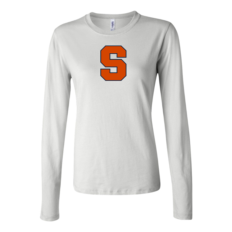 BELLA CANVAS Women’s Syracuse Orange Jersey Long Sleeve Tee