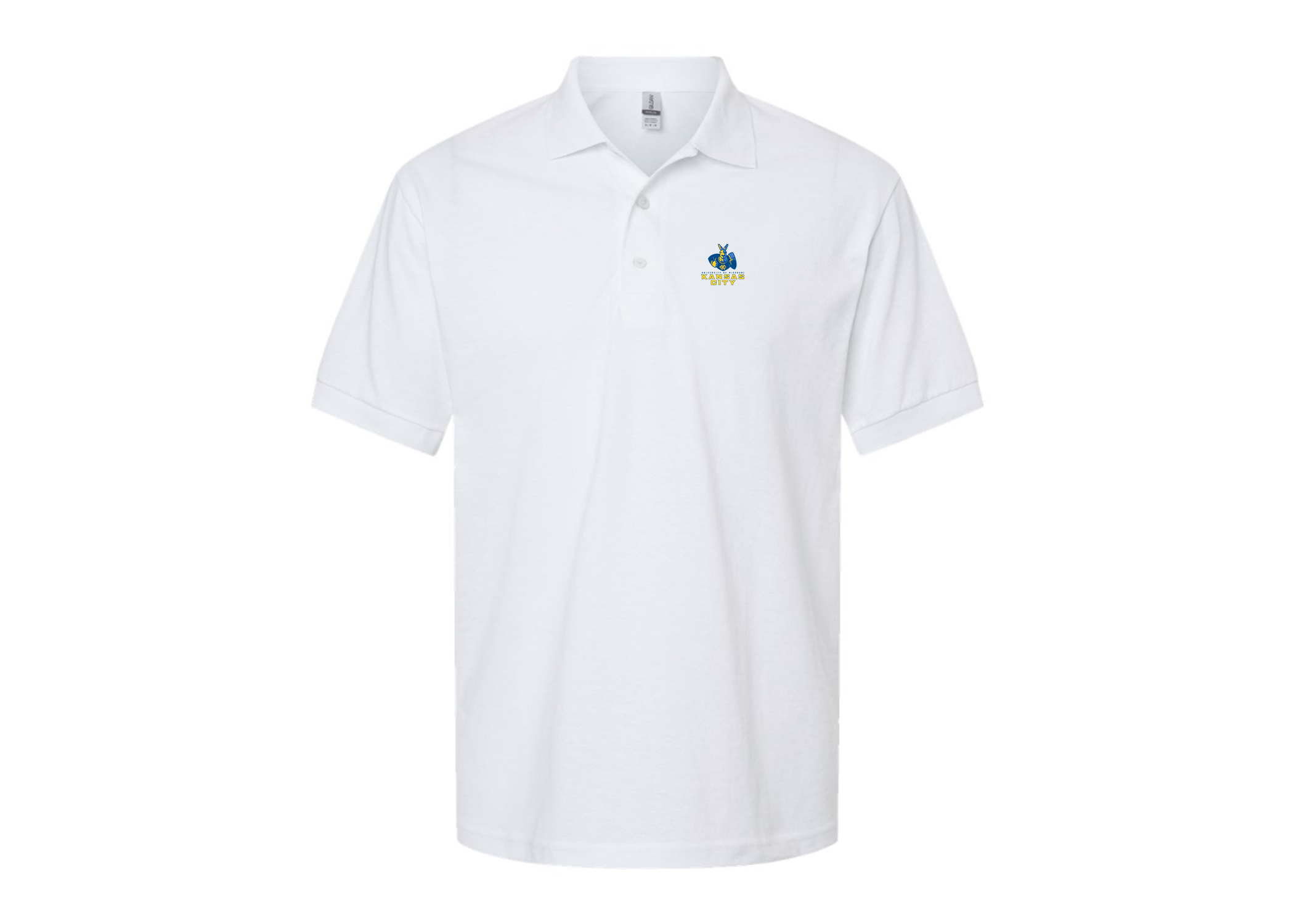 Men's UMKC Kangaroos Gildan Dry Blend Jersey Polo