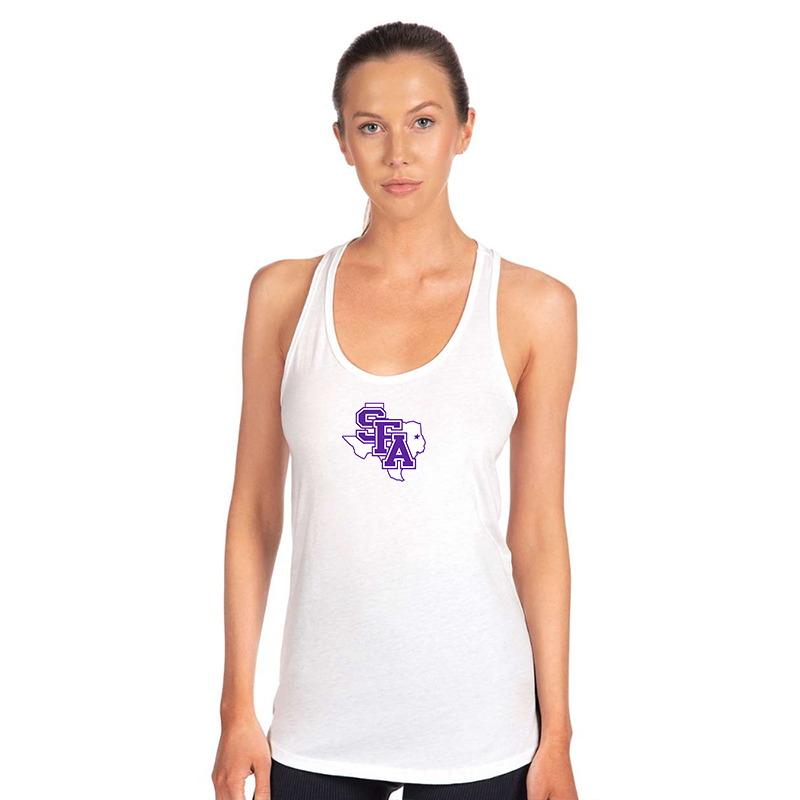 Women's Stephen F. Austin Lumberjacks  Next Level Ideal Racerback Tank