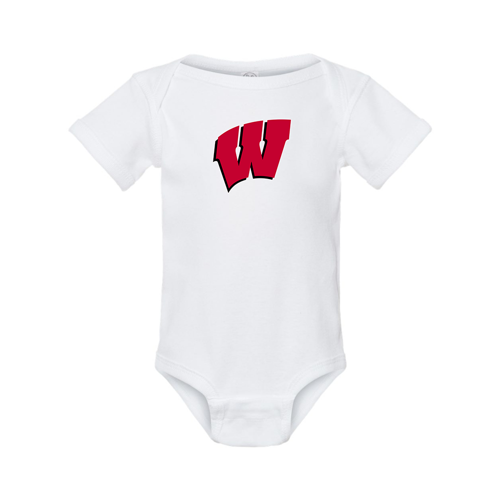Wisconsin Badgers Rabbit Skins Infant Baby Rib Bodysuit