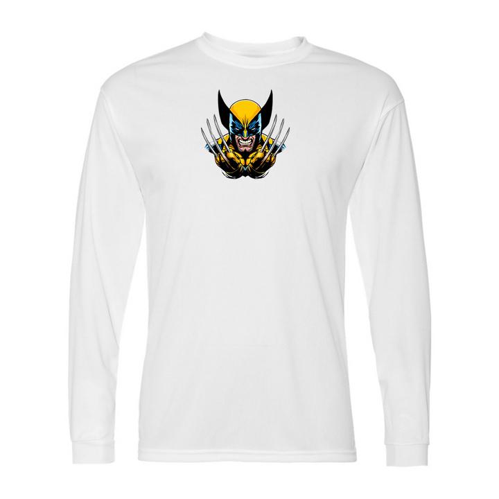 Men's Wolverine 2025 Art   Performance Long Sleeve T-Shirt
