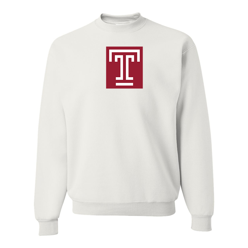 Men's Temple Owls  JERZEES NuBlend Crewneck Sweatshirt