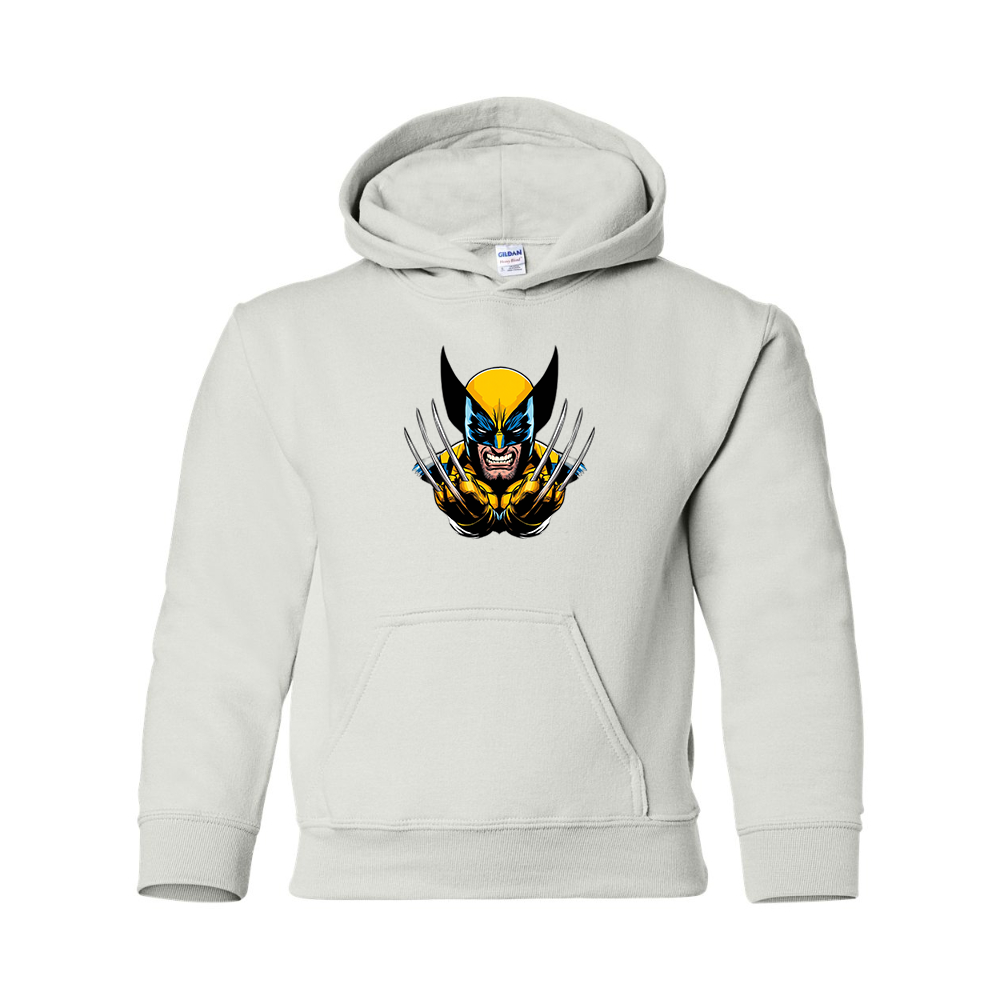 Youth Wolverine 2025 Art  Gildan Heavy Blend  Hooded Sweatshirt