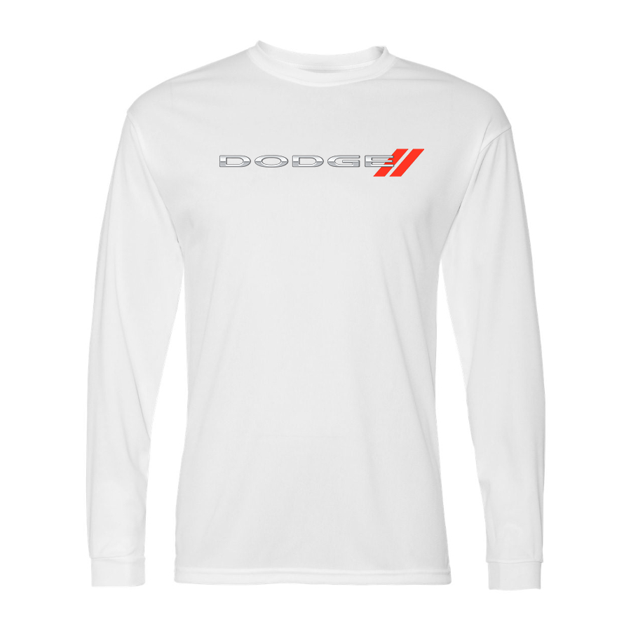 Men's  Dodge Car  Polyester Long Sleeve T-Shirt