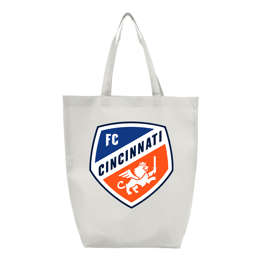 FC Cincinnati Q-Tees Non-Woven Gusset Bottom Tote