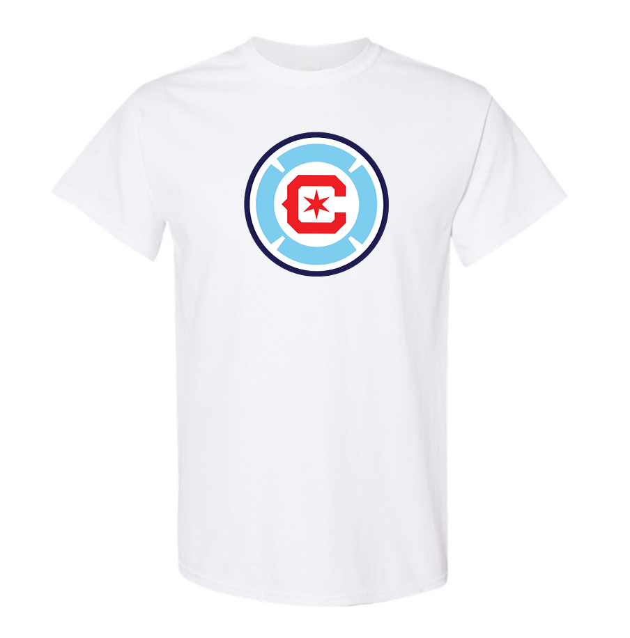 Men's Chicago fire Soccer Cotton  T-Shirt