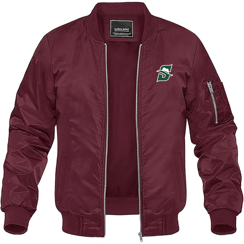Men's  Stetson Hatters Lightweight Bomber Jacket Windbreaker Softshell Varsity Jacket Coat