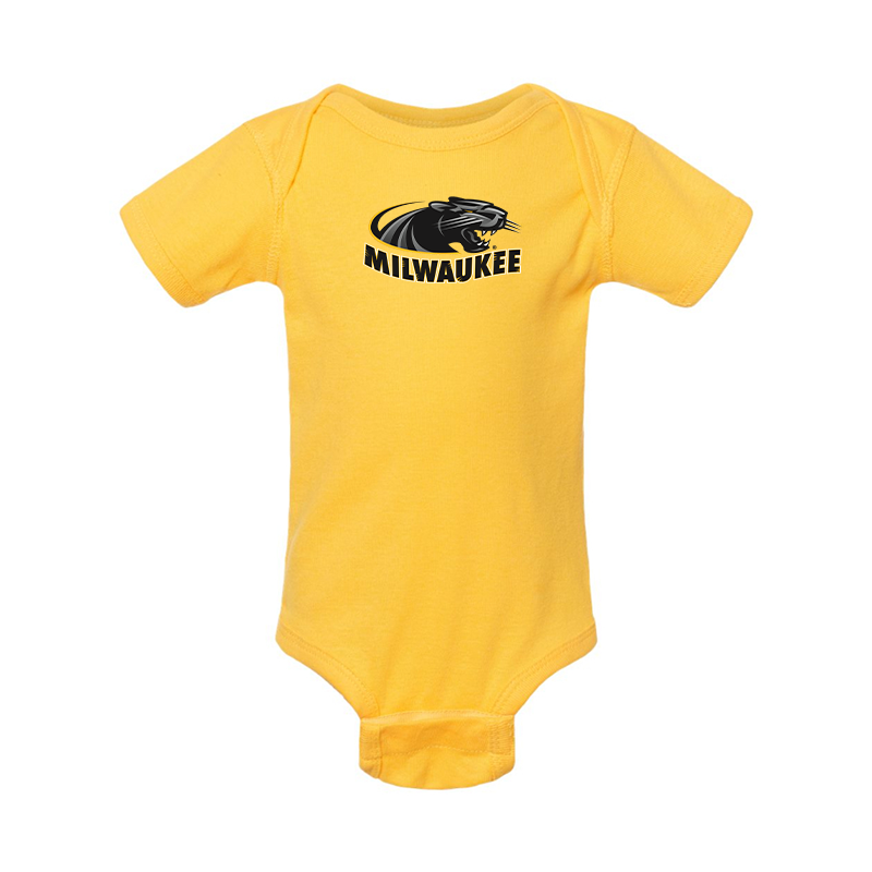 Wisconsin Milwaukee Panthers Rabbit Skins Infant Baby Rib Bodysuit
