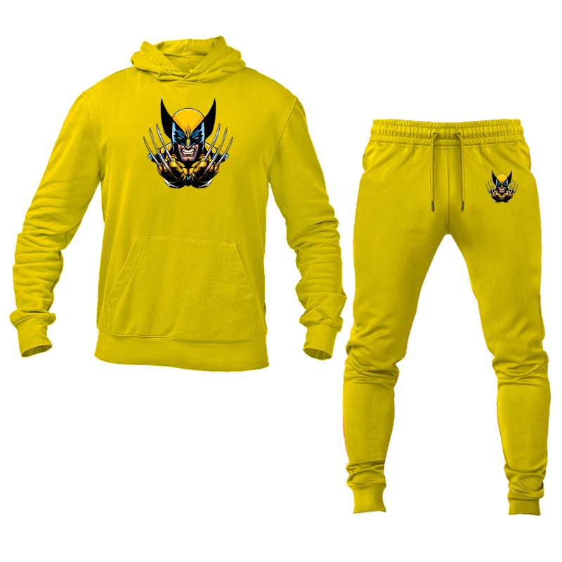 Men's Wolverine 2025 Art  Hoodie Joggers Set