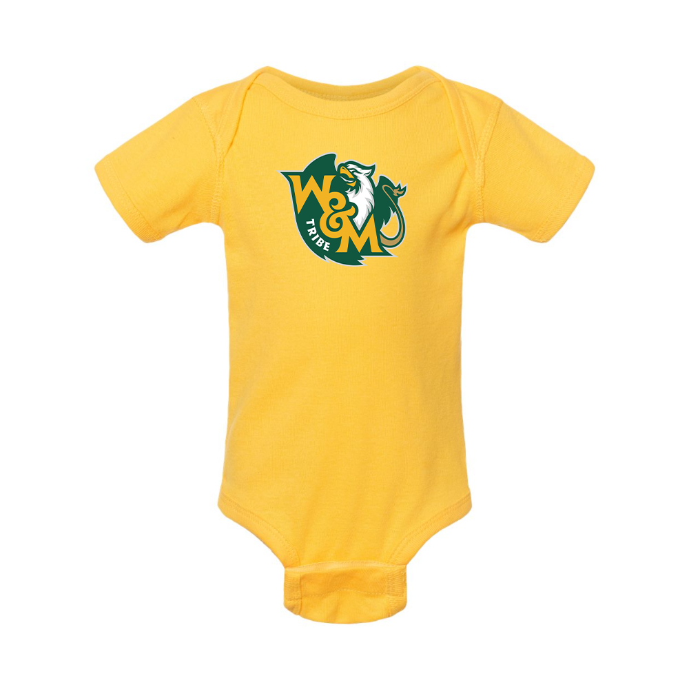 William and Mary Tribe  Rabbit Skins Infant Baby Rib Bodysuit