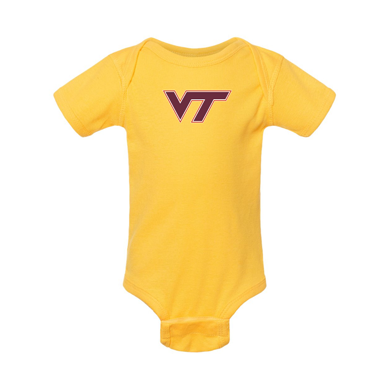 Virginia Tech Hokies  Rabbit Skins Infant Baby Rib Bodysuit