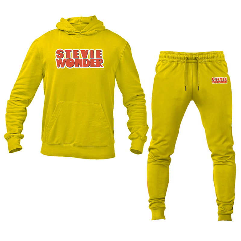 Men's Stevie-Wonder Hoodie Joggers Set