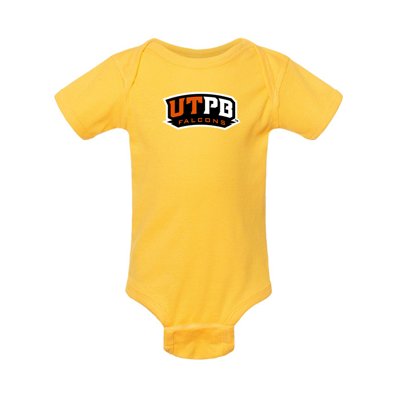 UTPB Falcons  Rabbit Skins Infant Baby Rib Bodysuit