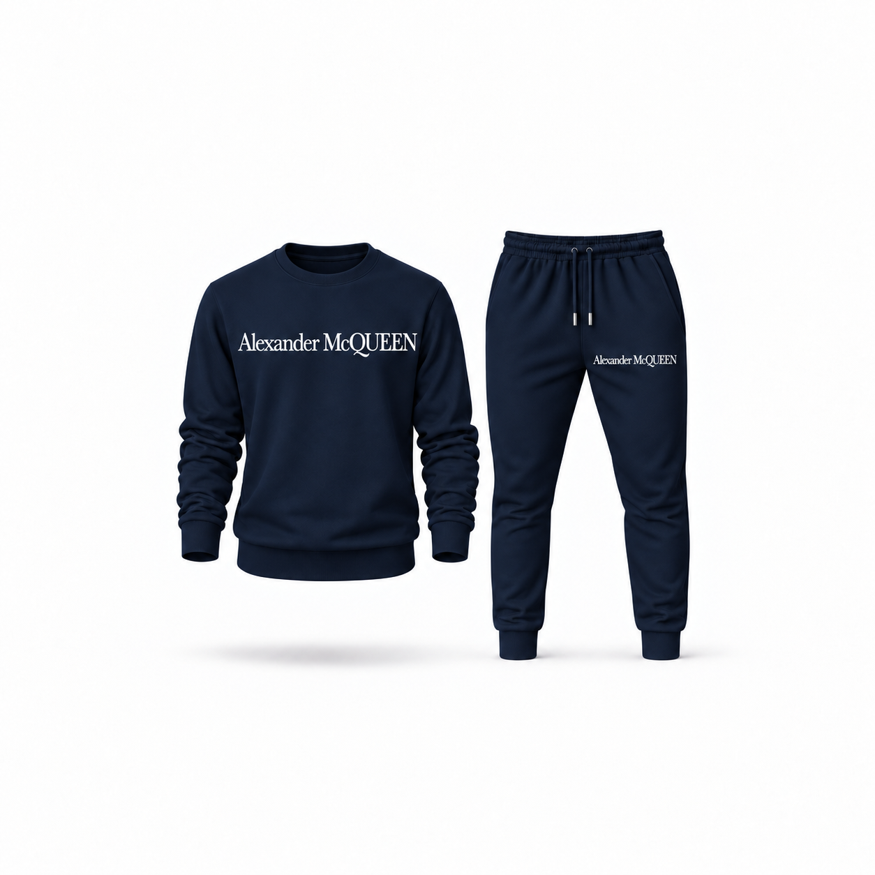 Men's Alexander McQueen Sweatshirt Joggers Set | Color: Navy | Main