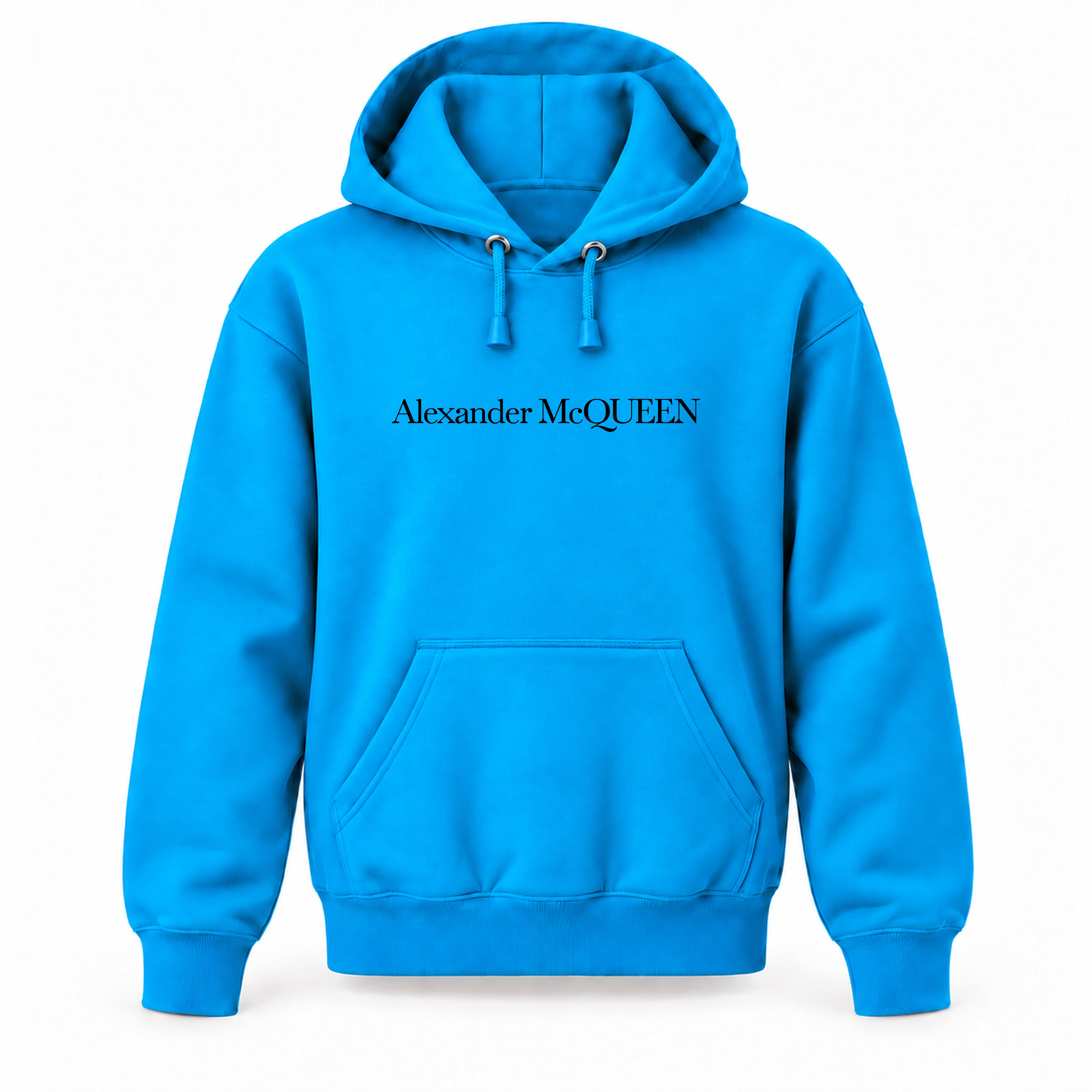 Alexander McQueen Youth Large Hoodie – Ages 10–12 | Color: Turquoise