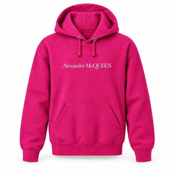 Alexander McQueen Youth Large Hoodie, ages 10–12, Hot Pink