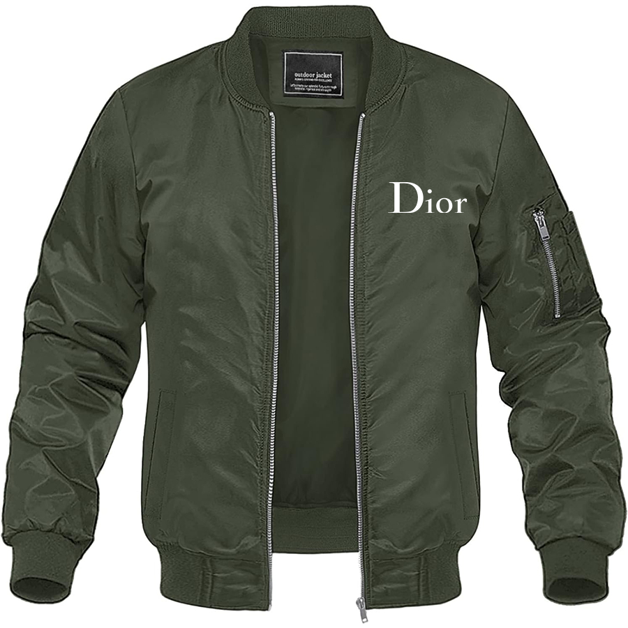 Men's Dior Lightweight Bomber Jacket Windbreaker Softshell Varsity Jacket Coat