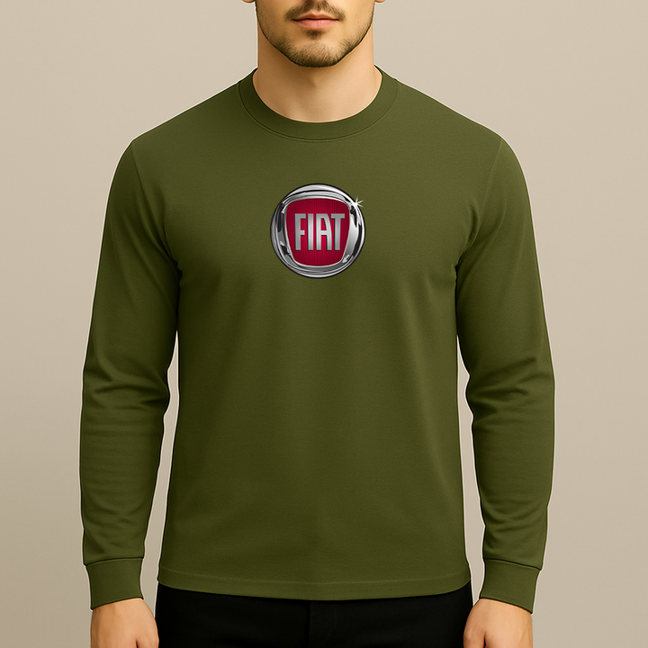 Men’s Fiat Car Long Sleeve T-Shirt