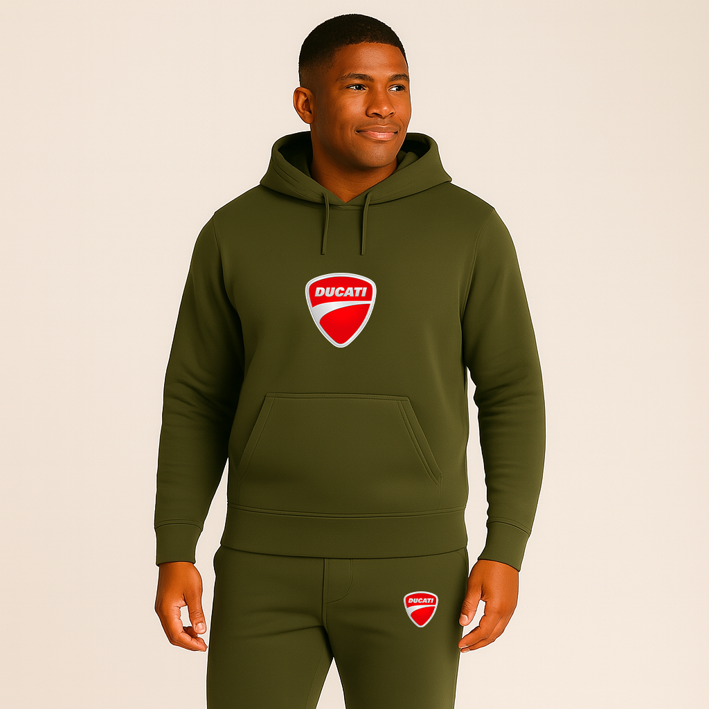 Men’s Ducati Motorcycle Hoodie Joggers Set