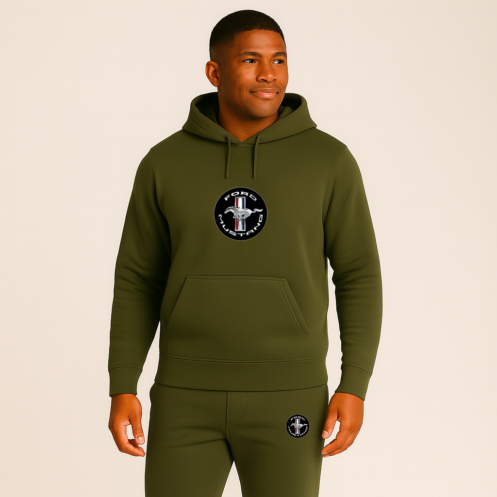 Men’s Ford Mustang Motorsport Supercars Hoodie Joggers Set