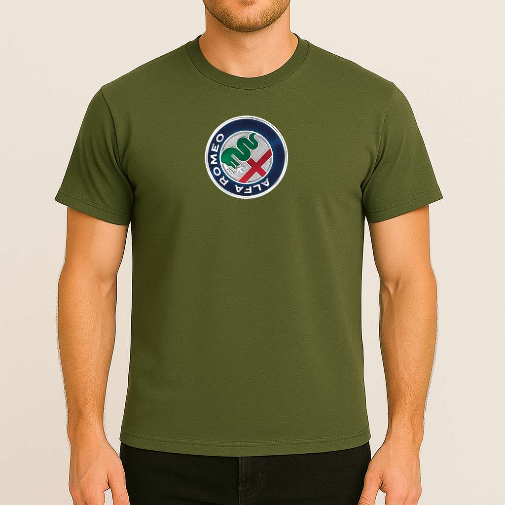 Men's Alfa Romeo Car Cotton T-Shirt