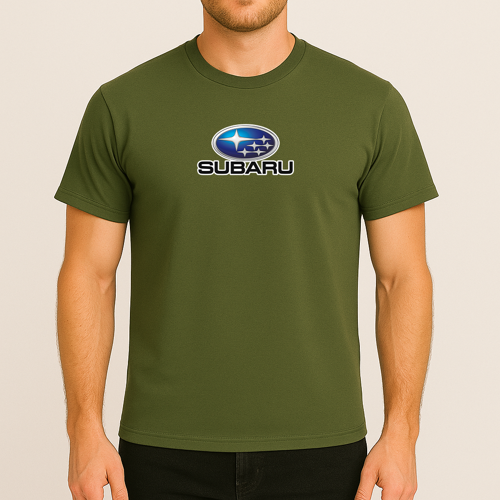 Men’s Subaru Car Cotton T-Shirt