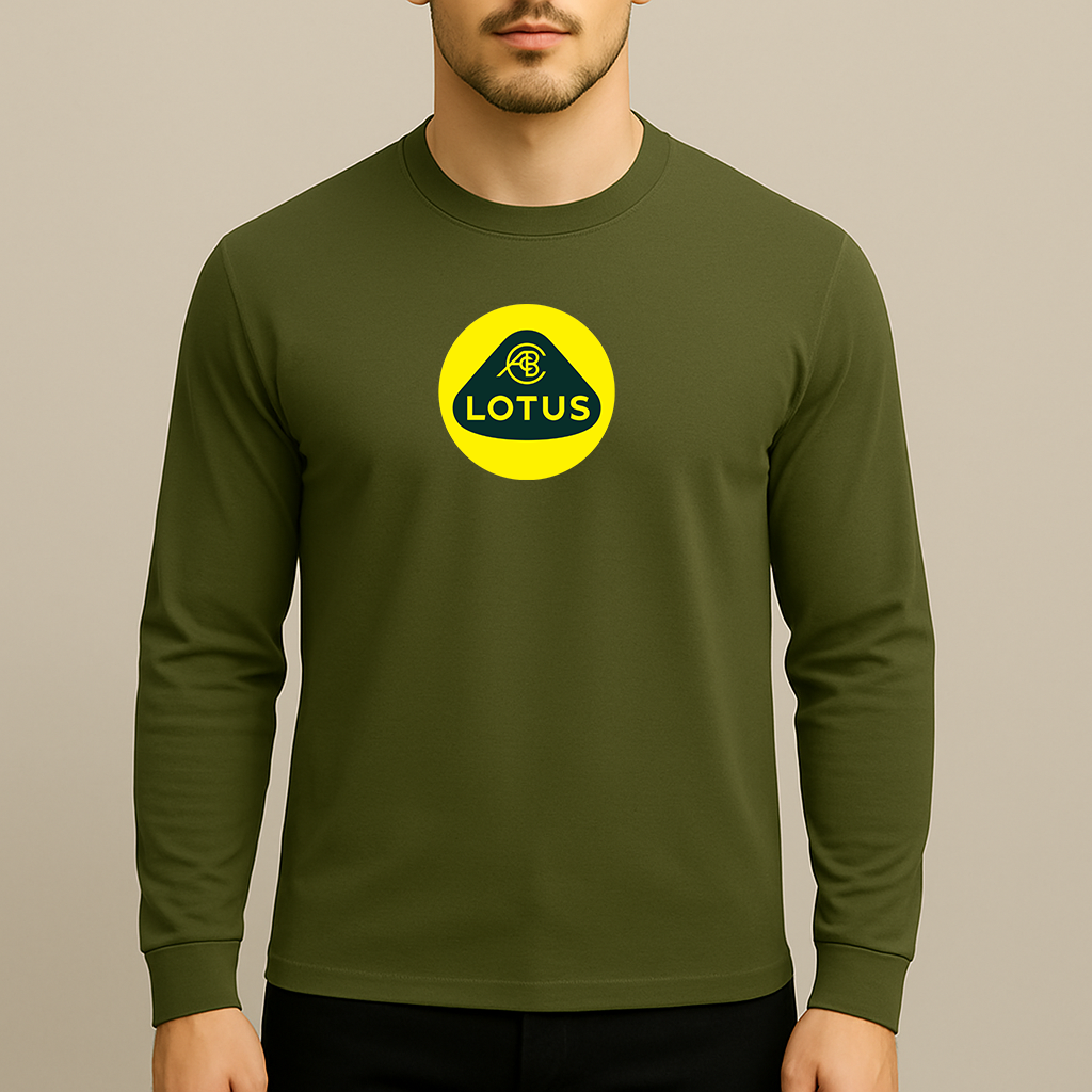 Men’s Lotus Car Long Sleeve T-Shirt