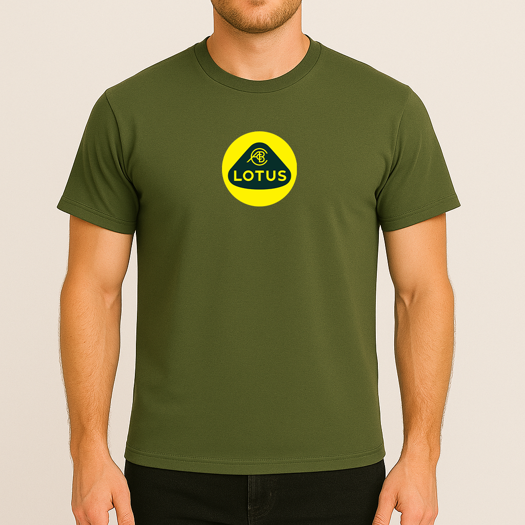 Men’s Lotus Car Cotton T-Shirt