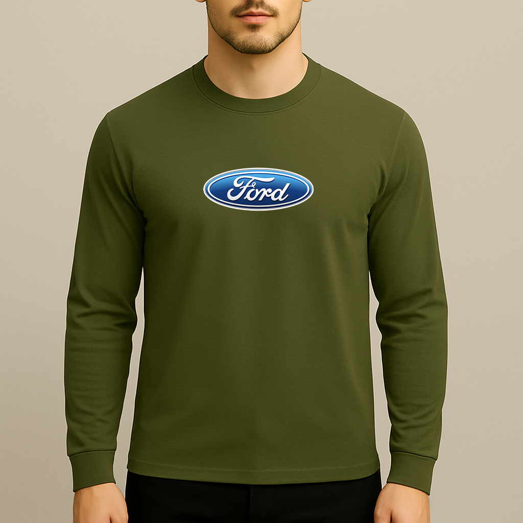 Men’s Ford Car Long Sleeve T-Shirt