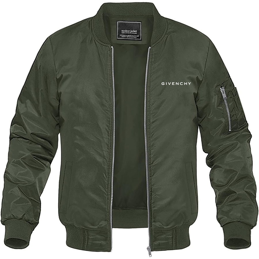 Men's Givenchy Lightweight Bomber Jacket Windbreaker Softshell Varsity Jacket Coat