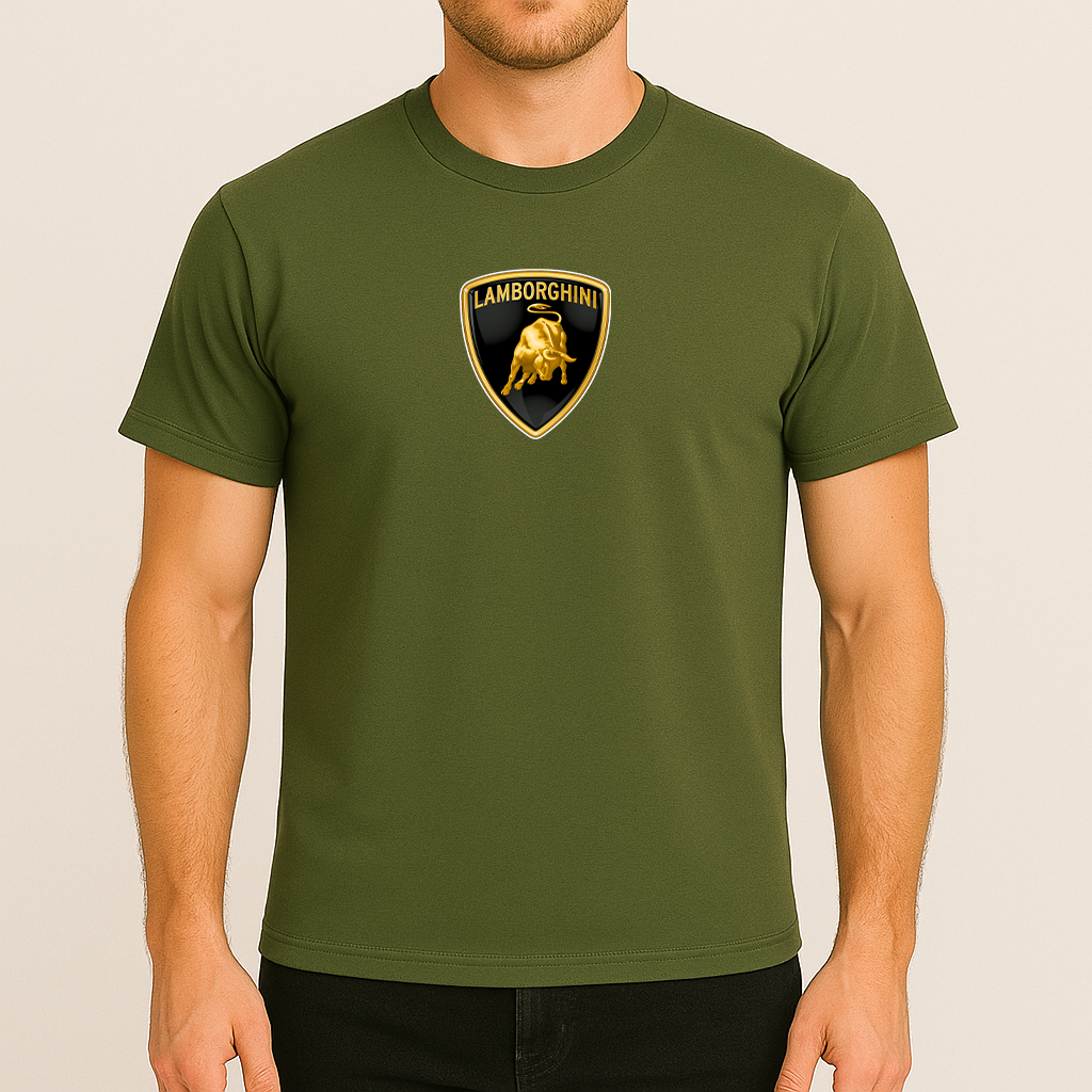 Men’s Lamborghini Car Cotton T-Shirt