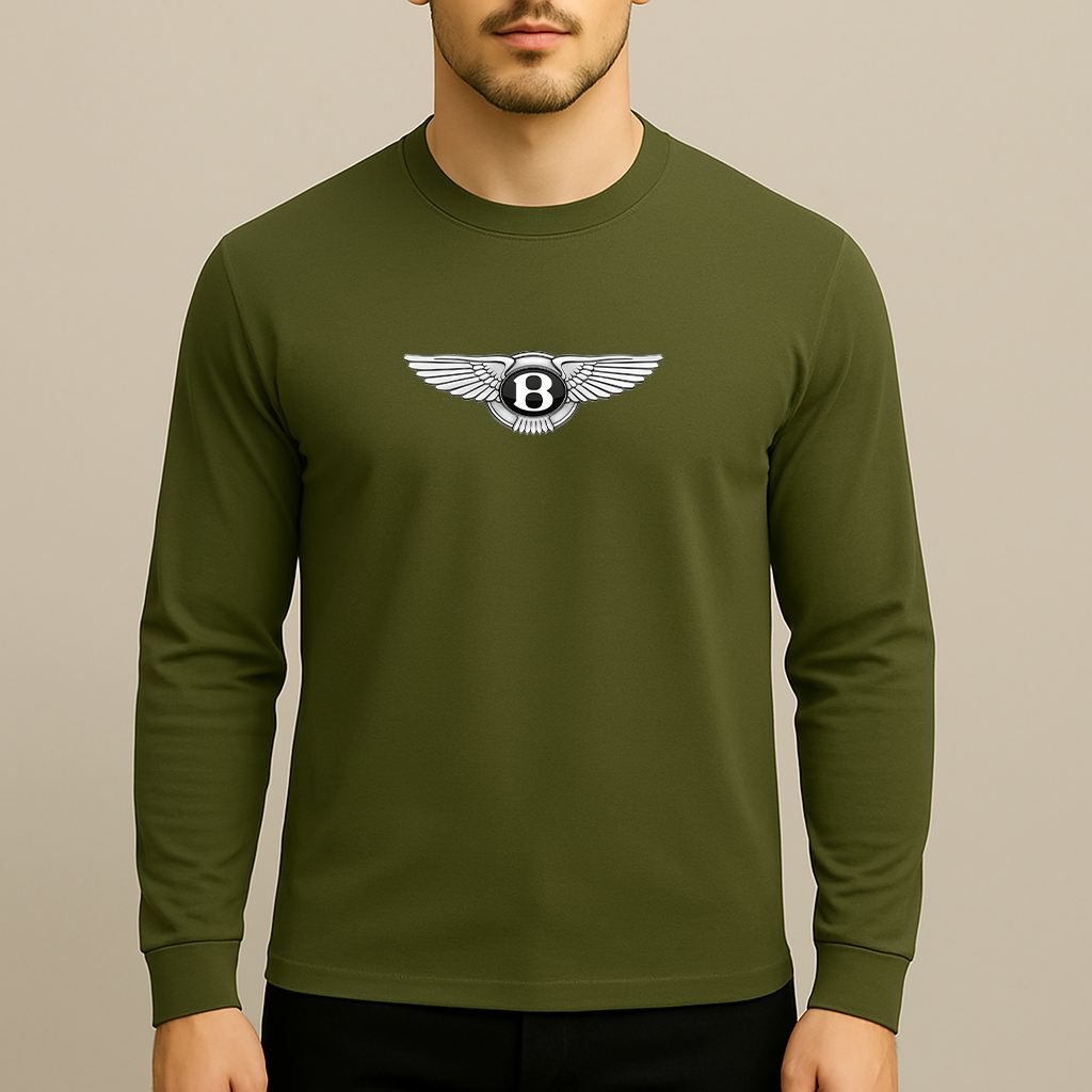 Men’s Bentley Motorsports Car Long Sleeve T-Shirt