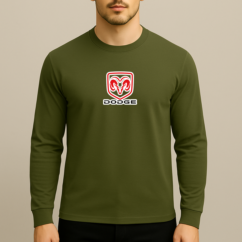 Men’s Dodge Car Long Sleeve T-Shirt