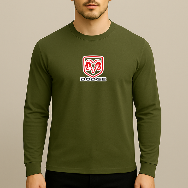 Men’s Dodge Car Long Sleeve T-Shirt