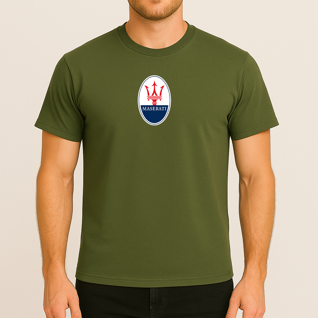 Men’s Maserati Car Cotton T-Shirt