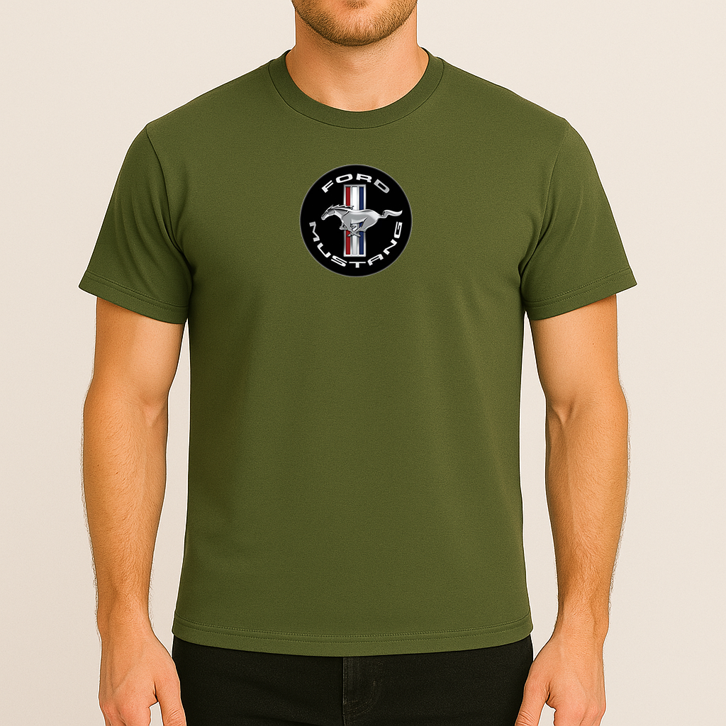 Men’s Ford Mustang Motorsport Supercars Cotton T-Shirt