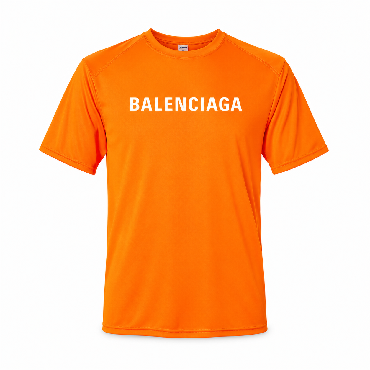Men's Balenciaga Performance T-Shirt orange main front view