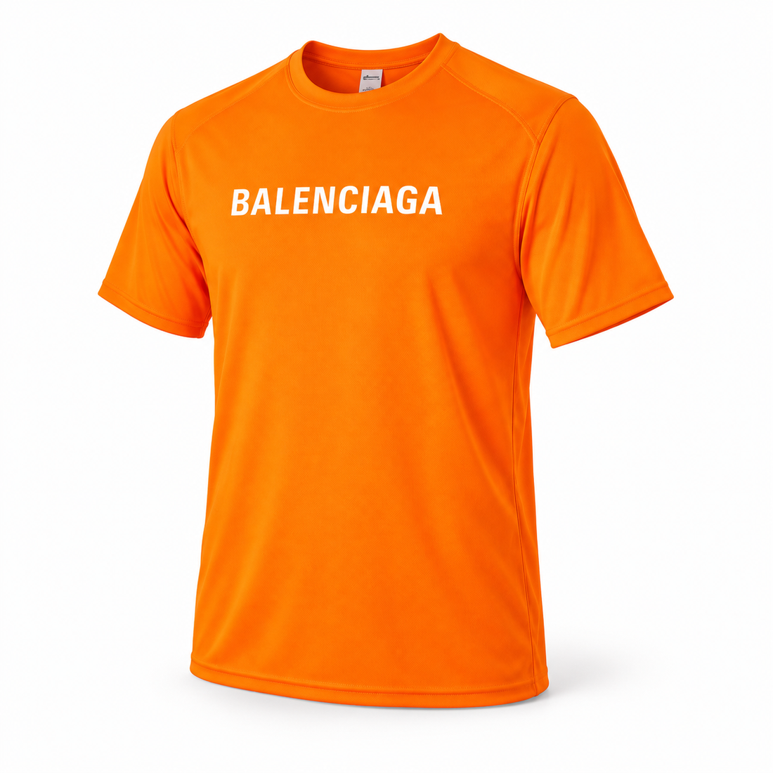 Men's Balenciaga Performance T-Shirt orange alternate angle