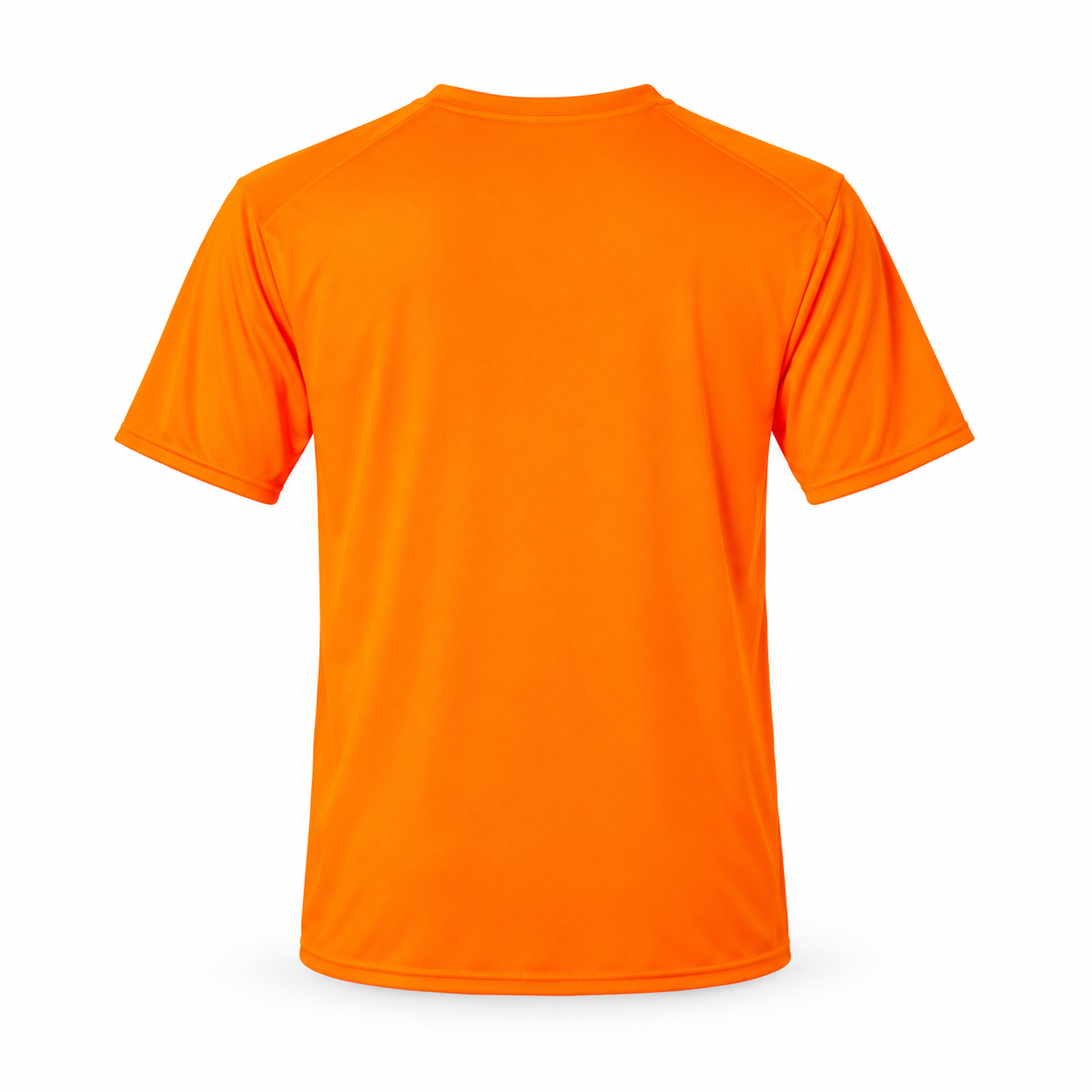 Men's Balenciaga Performance T-Shirt orange rear view