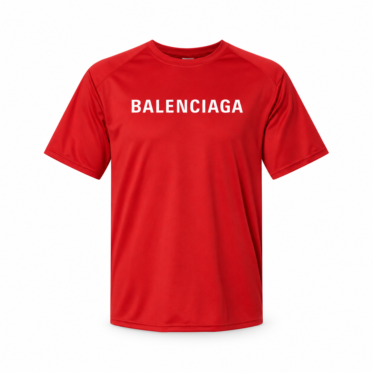 Men's Balenciaga Performance T-Shirt red main front view